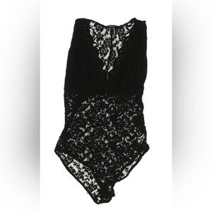 Elegant Black Lace Bodysuit